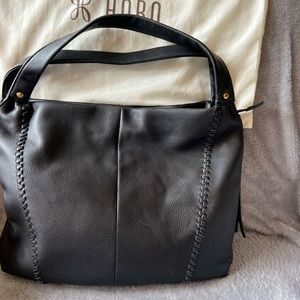Alannis HOBO black leather hobo bag